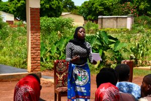 MC Coordinator giving a presentation